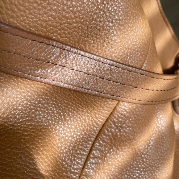 The SAK cognac leather Satchel Bag - Picture 6 of 7